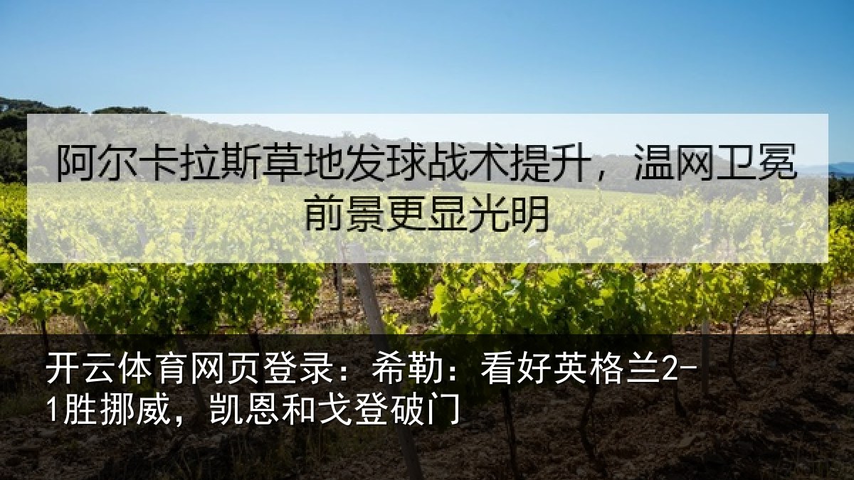 开云体育网页登录:希勒相关情况,凯恩和戈登破门