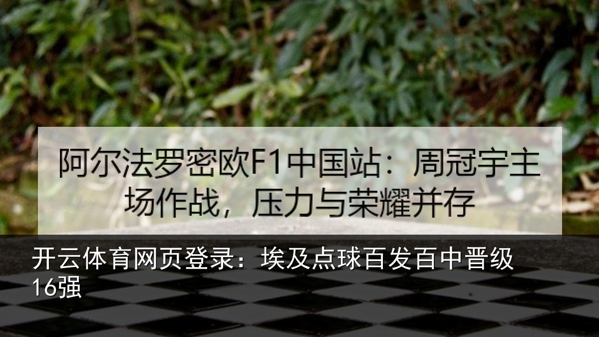 开云体育网页登录：埃及点球百发百中晋级16强